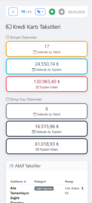 butce.app gallery image