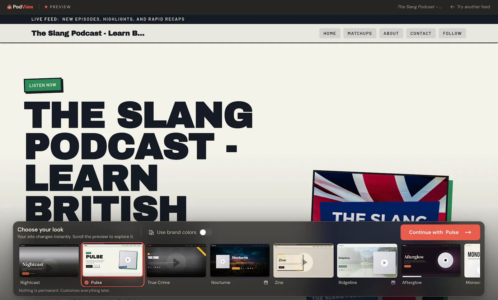 PodView screenshot 3