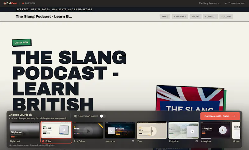 PodView screenshot 3