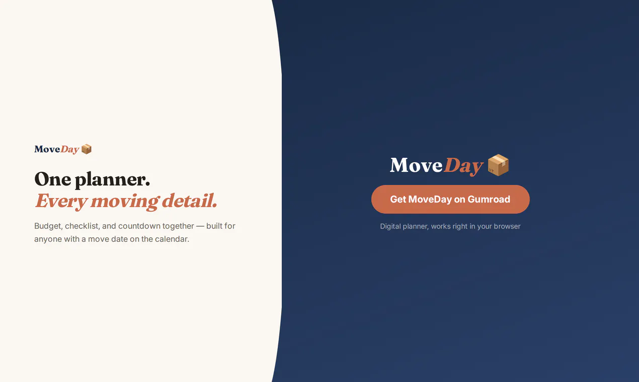 MoveDay — Moving Day Planner gallery image