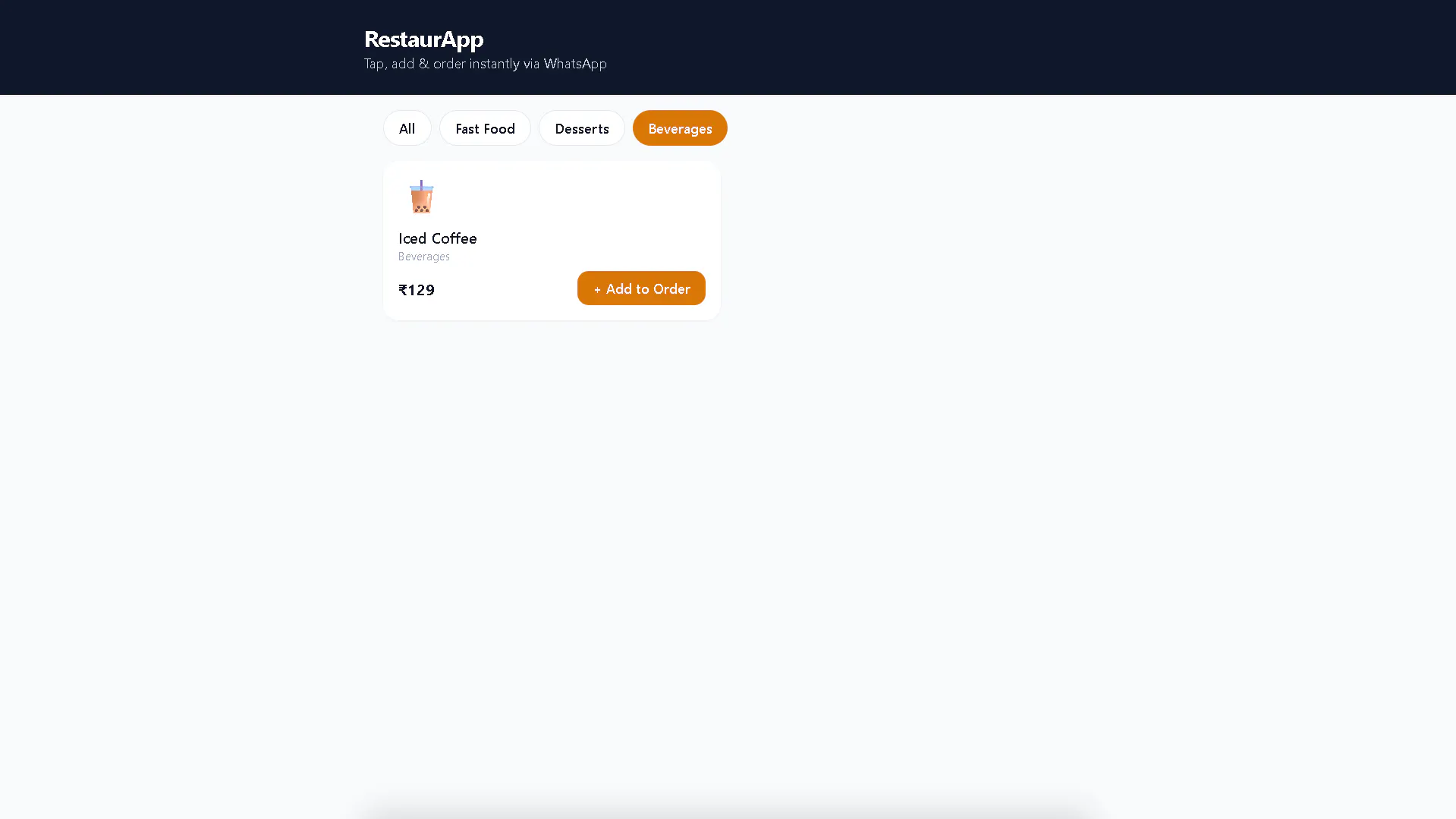 WhatsApp Menu - Restaurant Menu Template gallery image