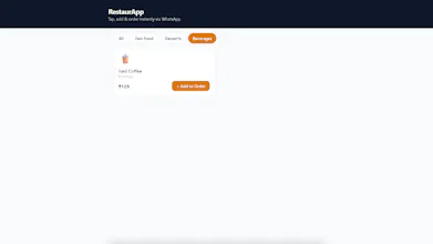 WhatsApp Menu - Restaurant Menu Template gallery image