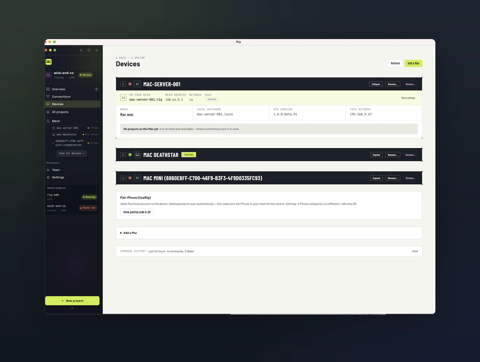 Rig screenshot 3