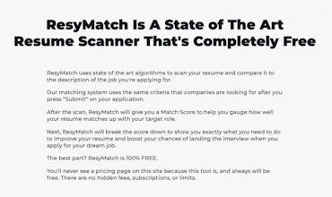 AI Resume Insight Suggester. 100% FREE. gallery image
