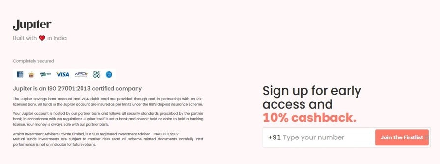 Jupiter (NeoBank, Currently India only) gallery image