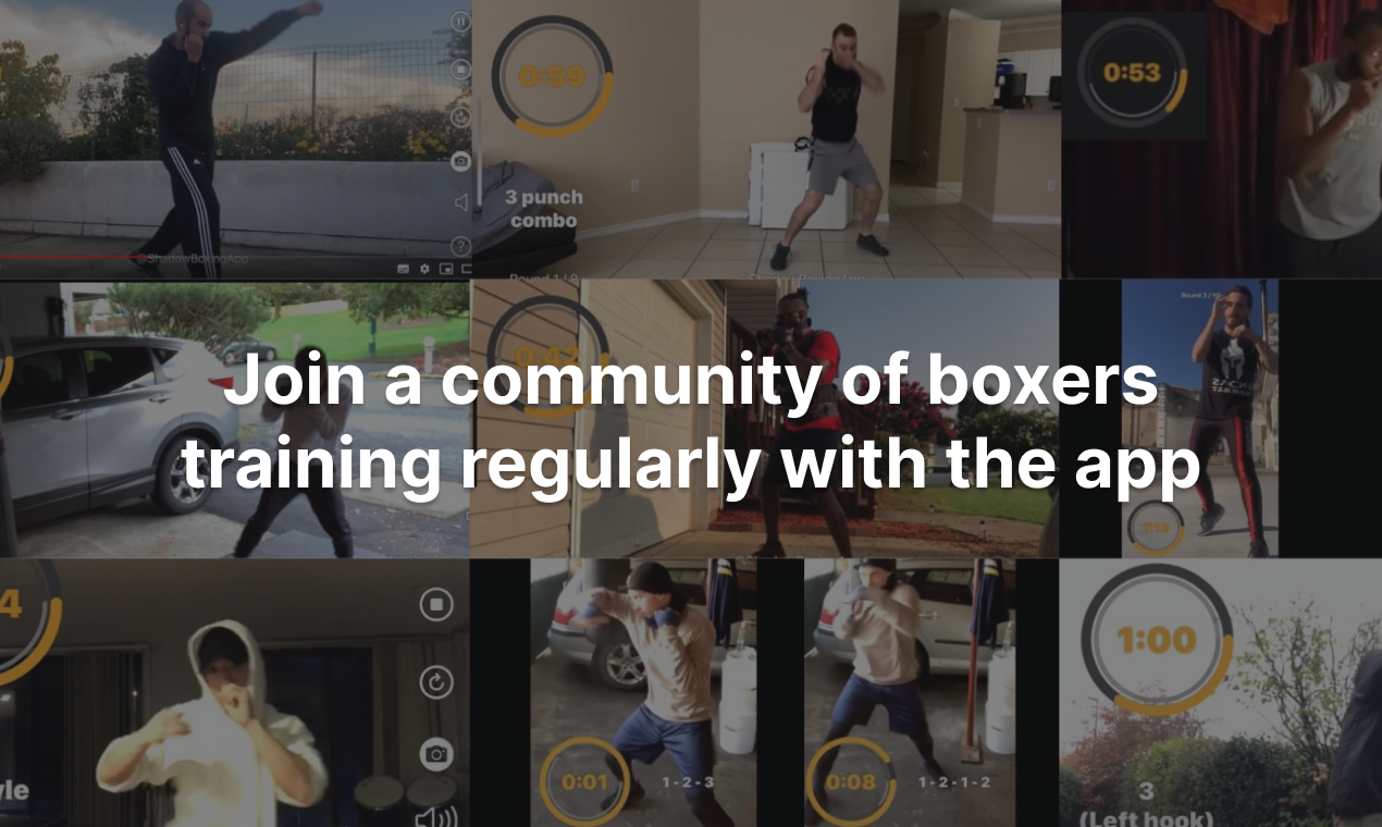 Die Shadow Boxing App - Lernen und üben Sie das Boxen mit einem virtuellen Trainer. Medien 5