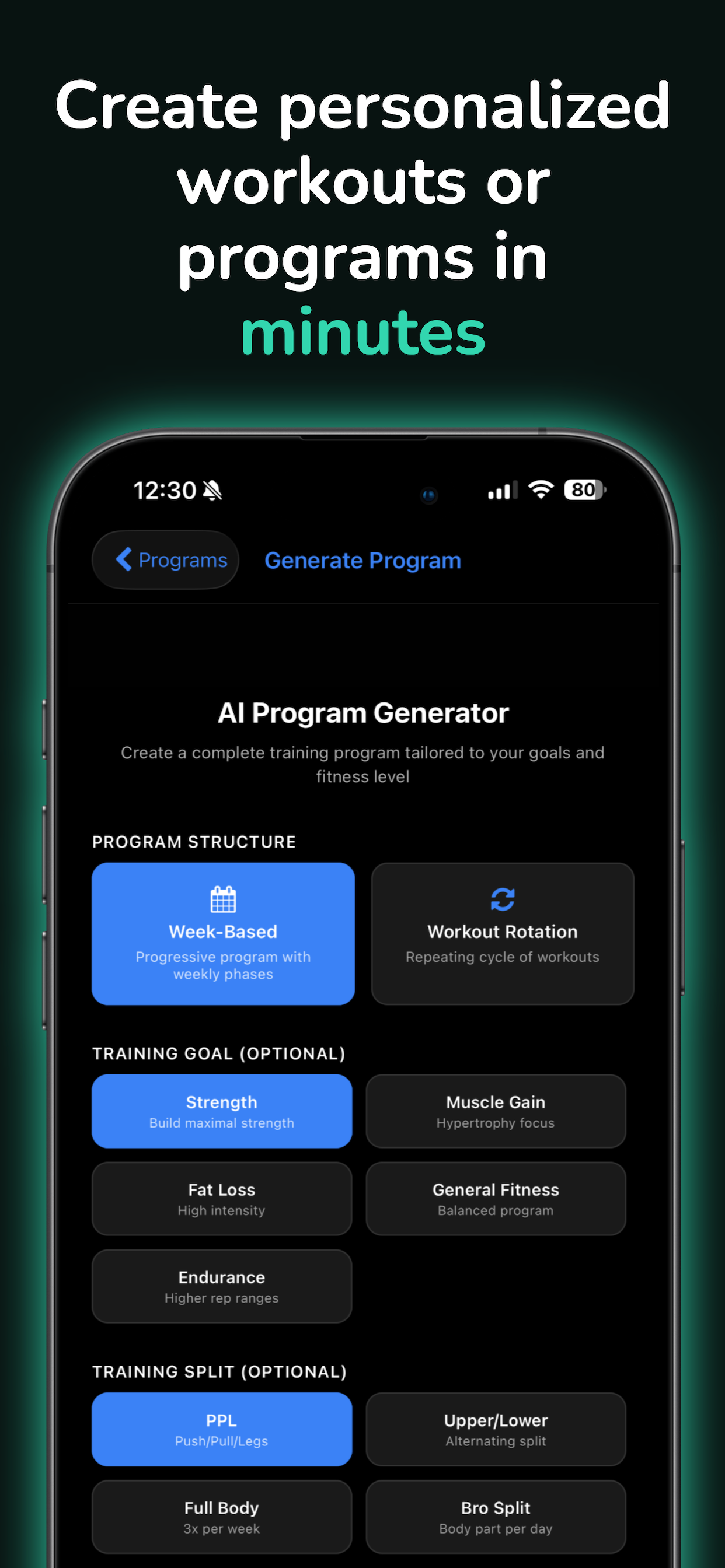Gainr: AI Personal Trainer - Screenshot 5 showing product features and functionality
