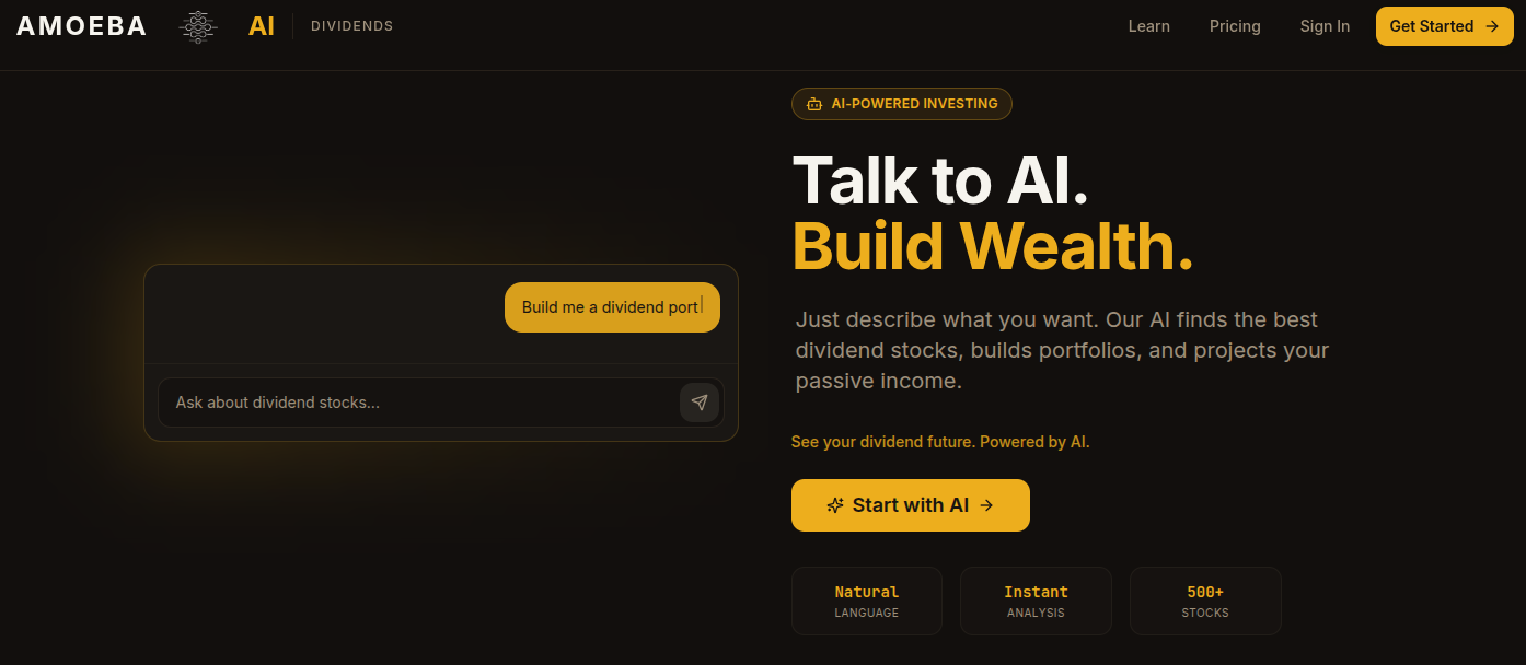 Amoeba AI | Dividends gallery image