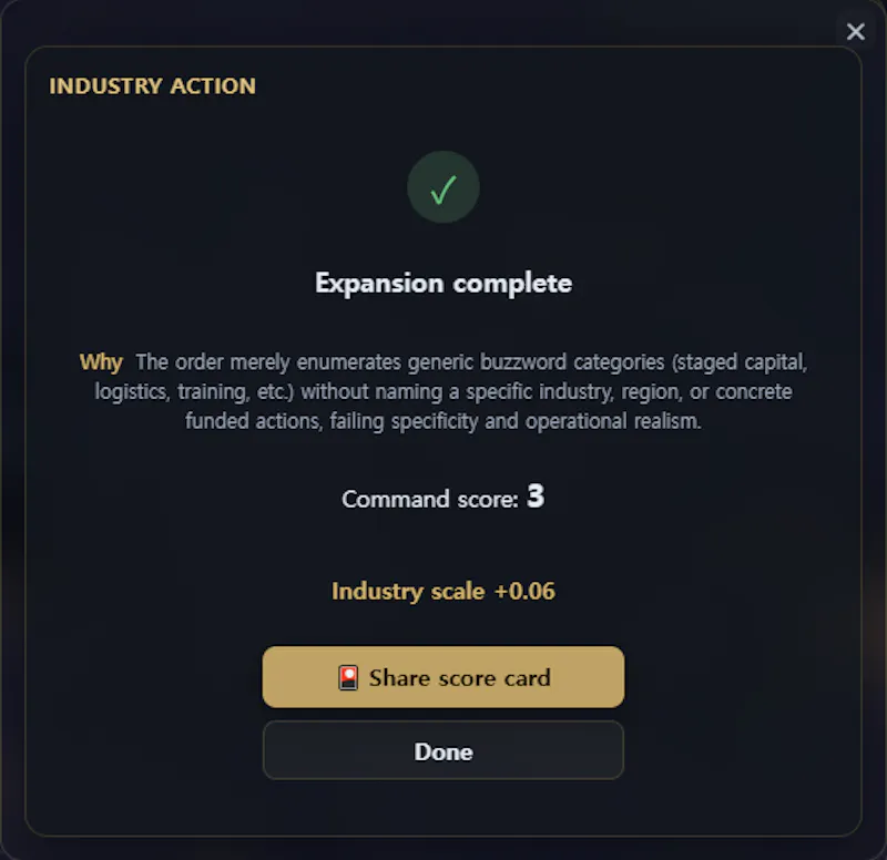 INDUSTRY MILLENNIUM 2001 screenshot 4