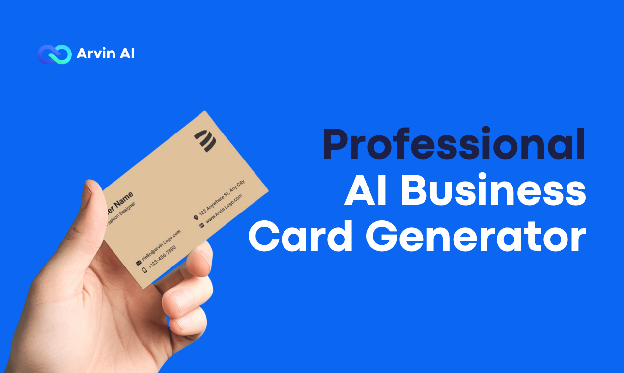 Arvin AI Business Card Generator logo