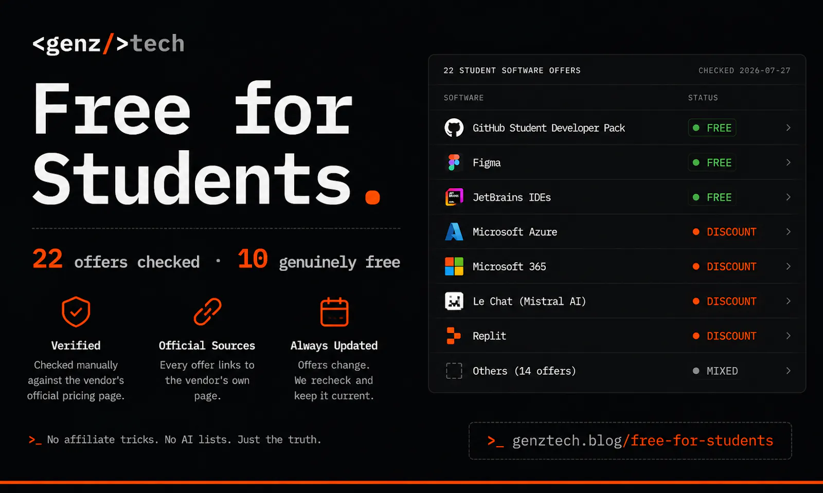 Free for Students screenshot 2