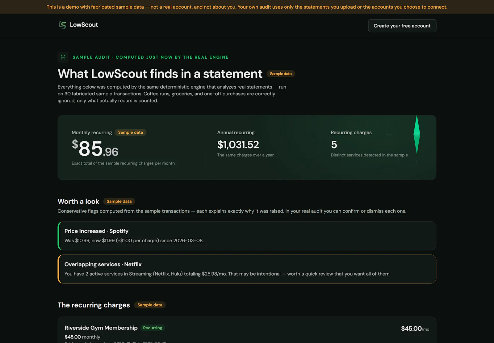 LowScout screenshot 4