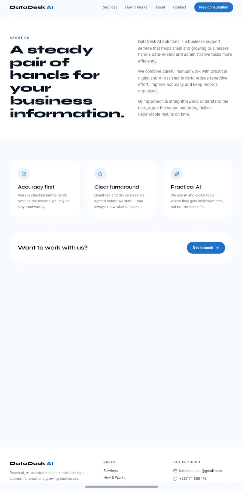 DataDesk AI Solutions  screenshot 4