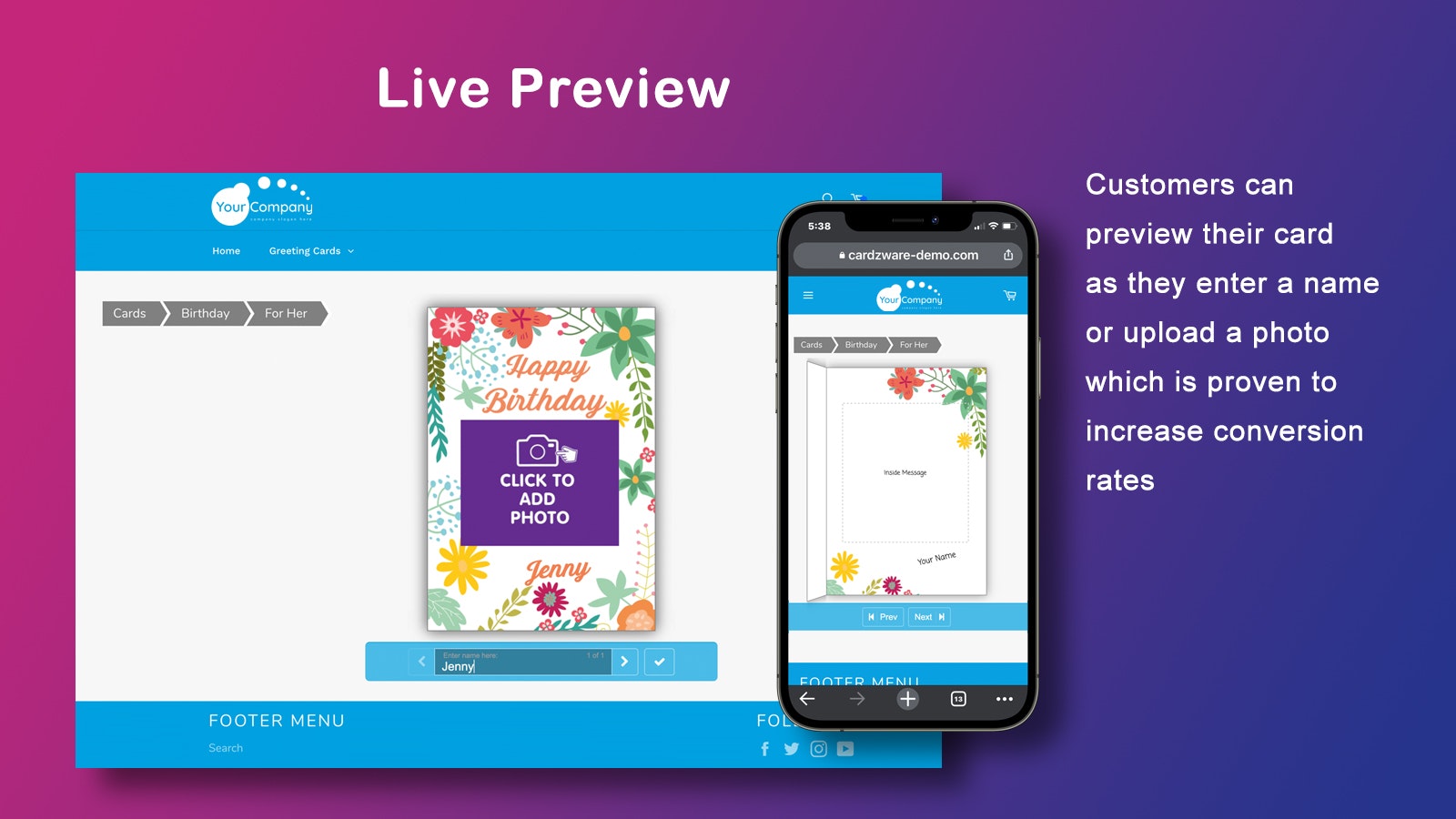 Cardzware: Personalized Greeting Cards media 4