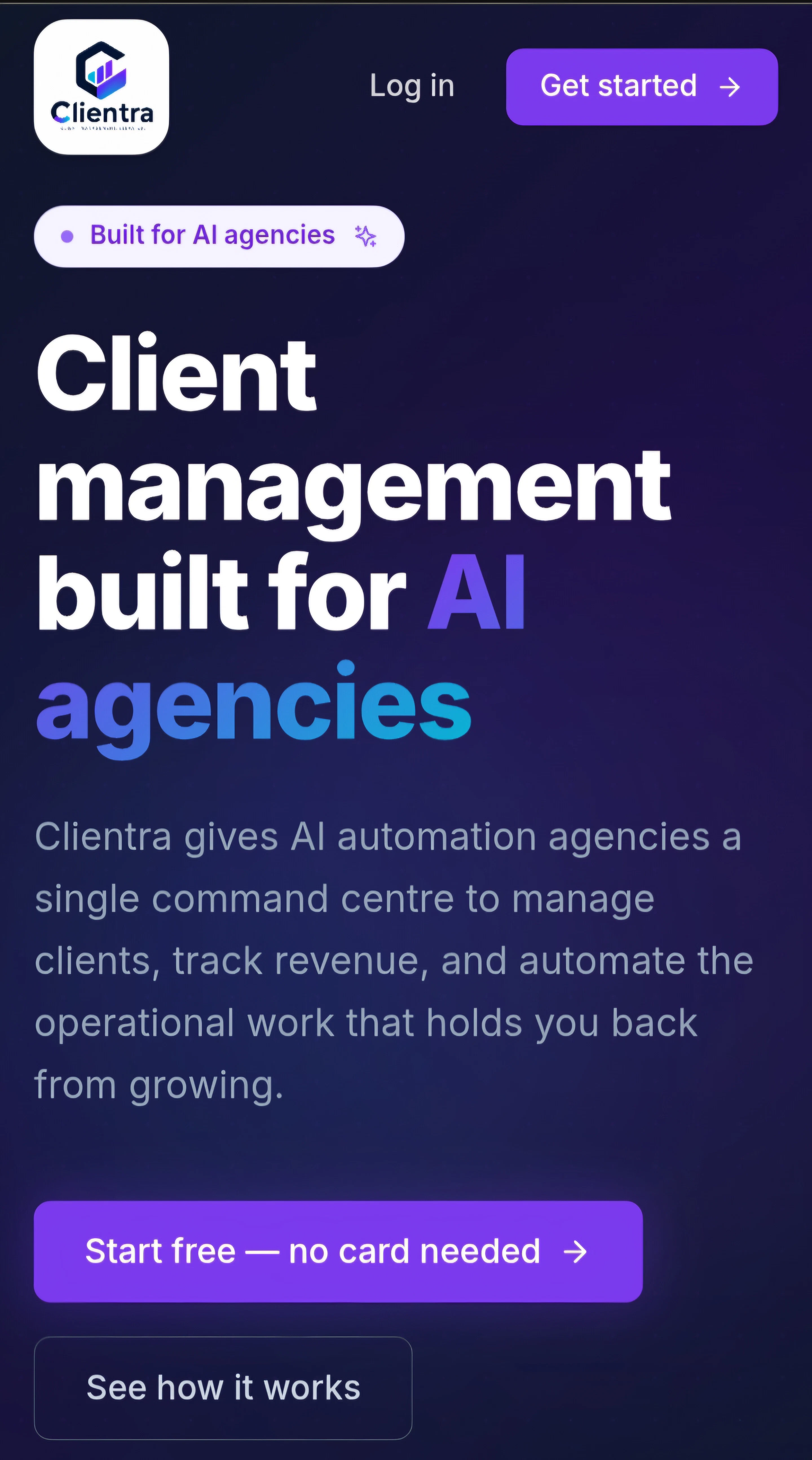 Clientra - client management software. 截图