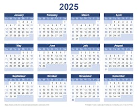 February 2025 Calendar gallery image