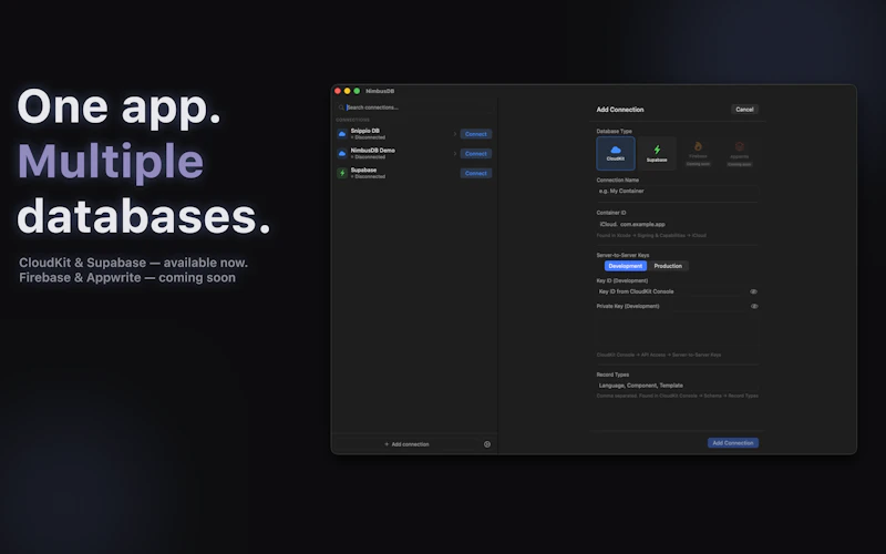 NimbusDB Studio screenshot 3