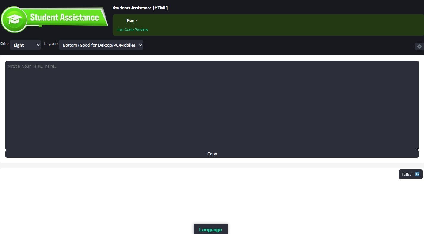 Students Assistance [HTML] - Screenshot 2 showing product features and functionality