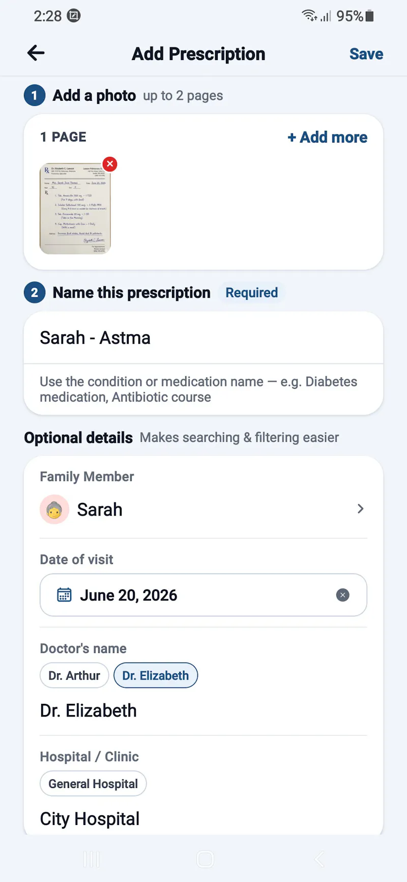 Prescription Saver screenshot 4