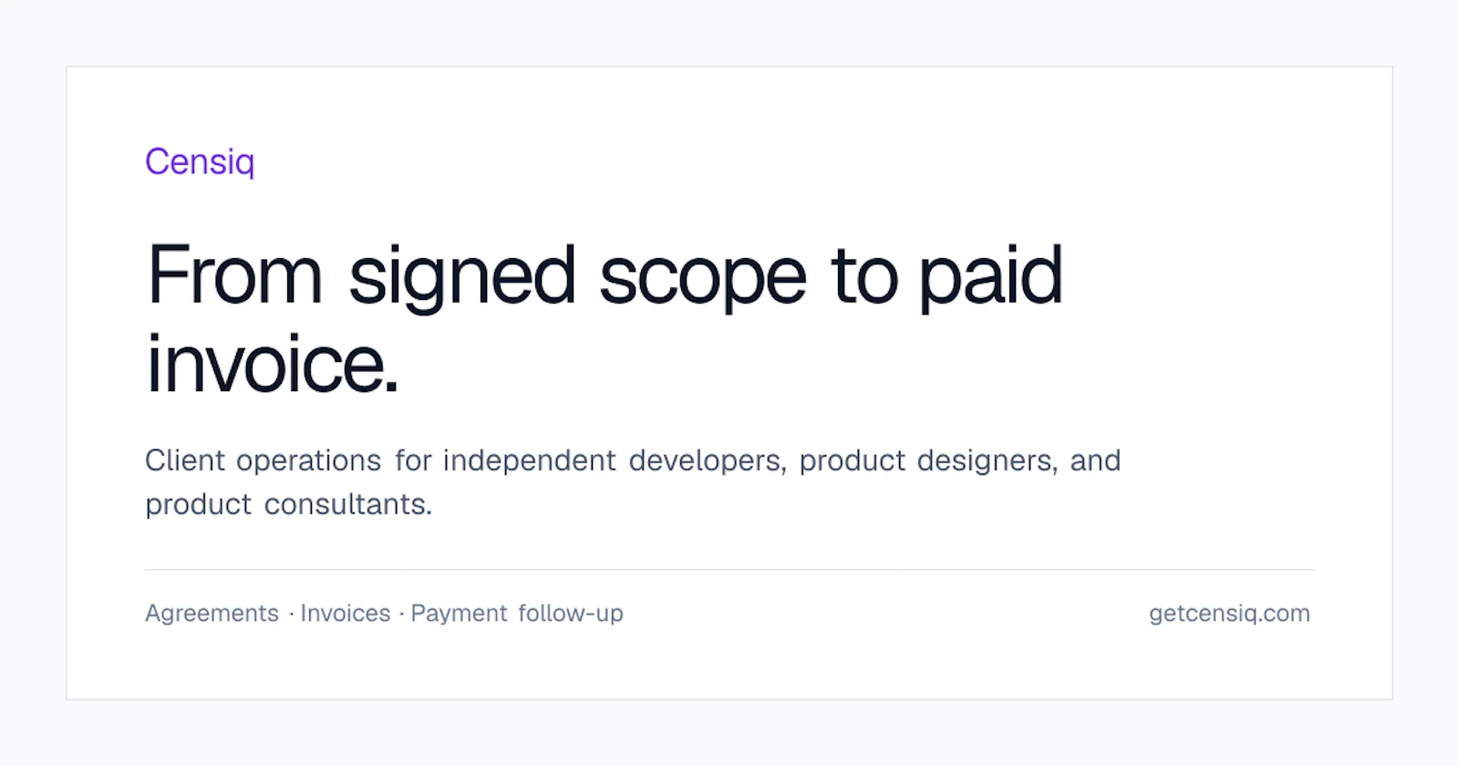 Censiq screenshot 1