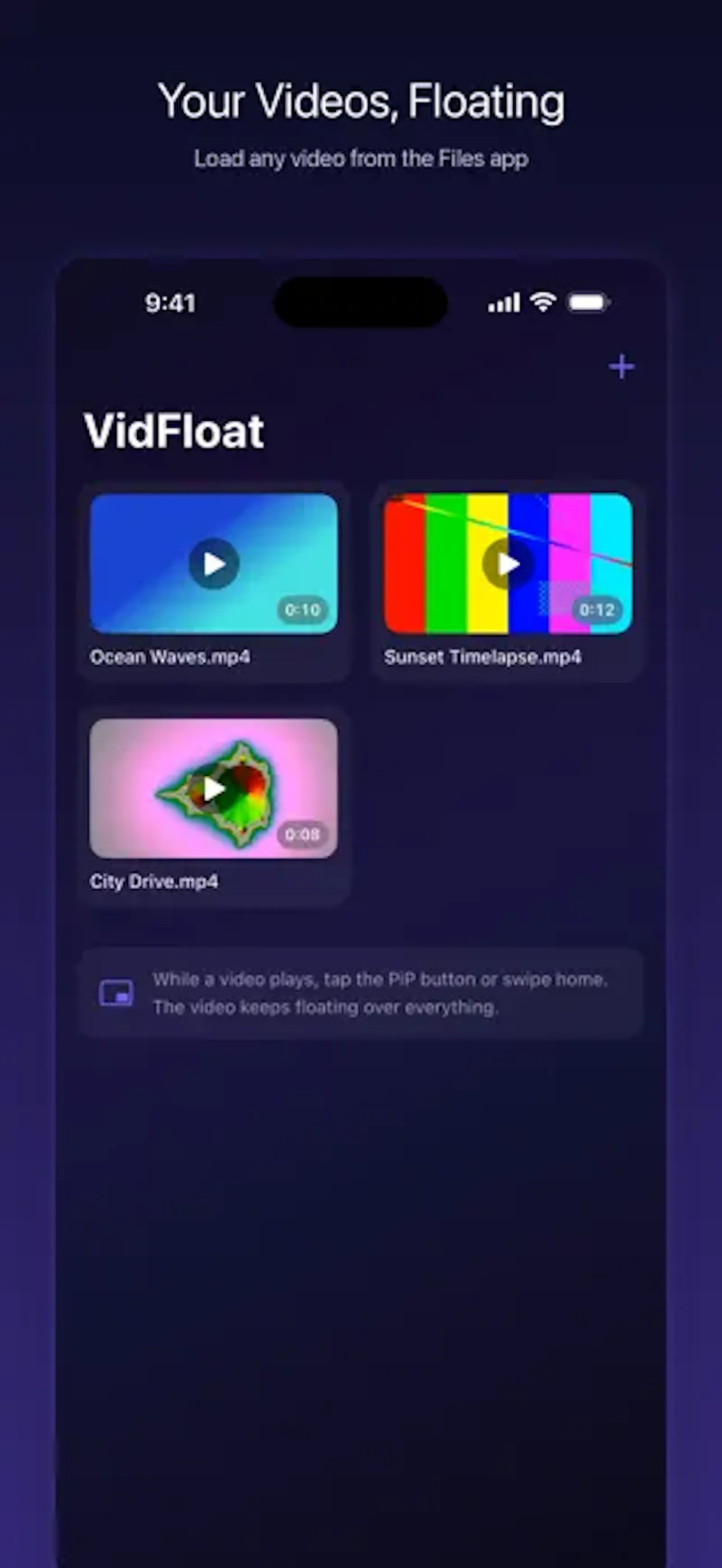 VidFloat screenshot 3