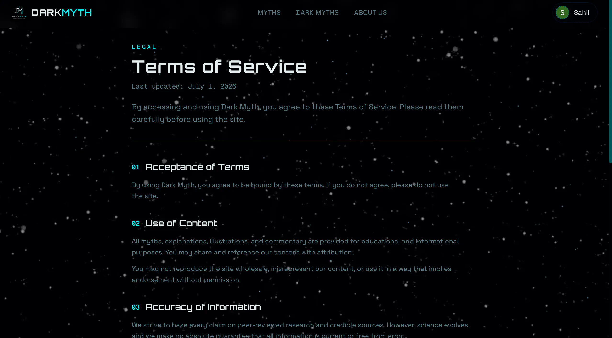 Myth Database — Dark Myth gallery image