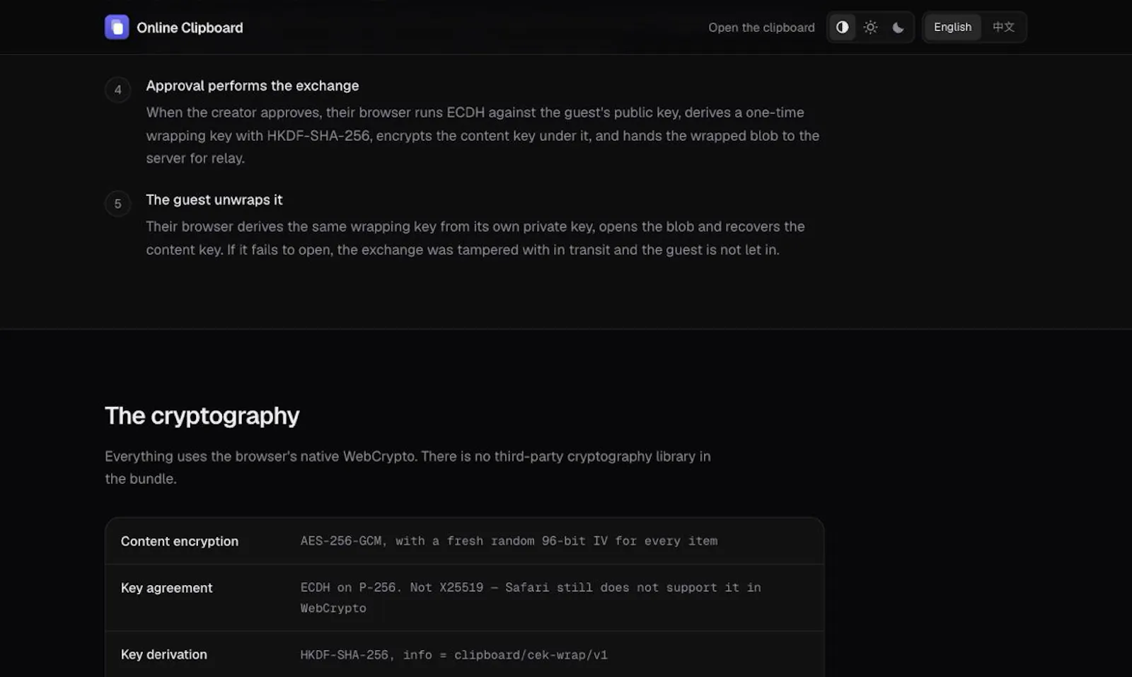 Online Clipboard screenshot 3