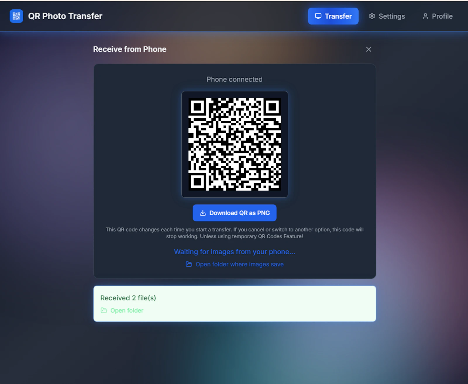 Secqr Photo Transfer screenshot 7
