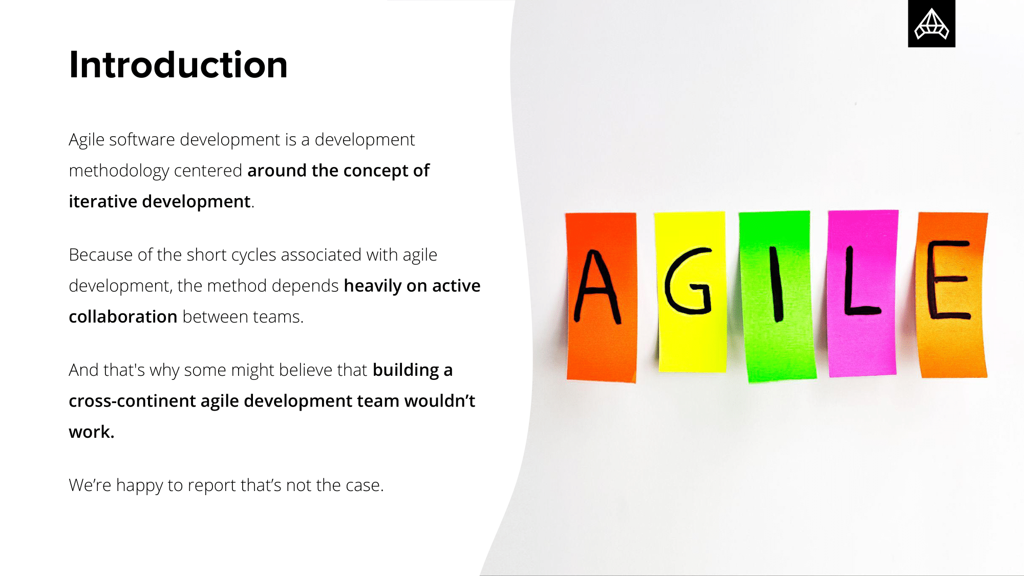Sviluppo agile - Le sfide dello sviluppo agile di offshoring media 2