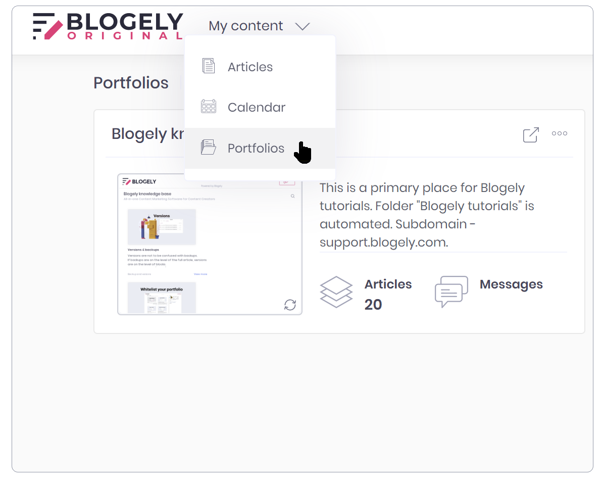 Blogely Content Marketing gallery image