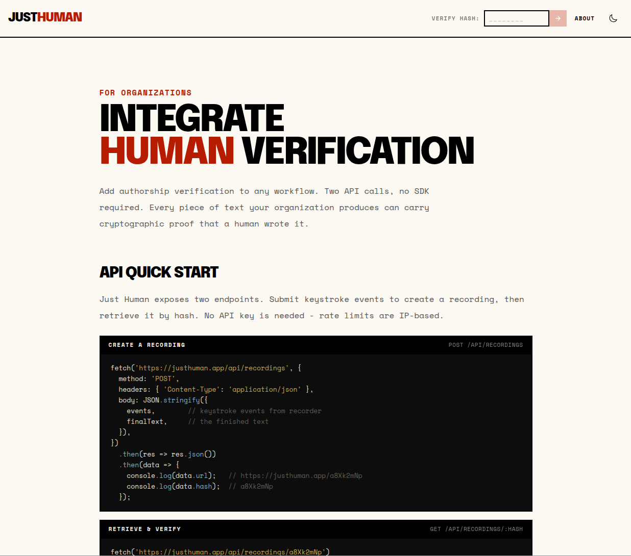 Just Human gallery image