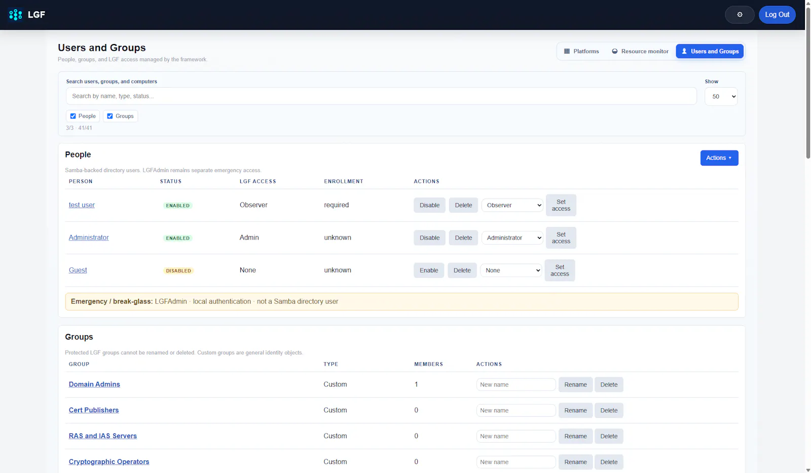 LGF — Your infrastructure. Your rules. screenshot 4