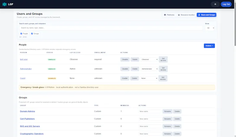 LGF — Your infrastructure. Your rules. screenshot 4