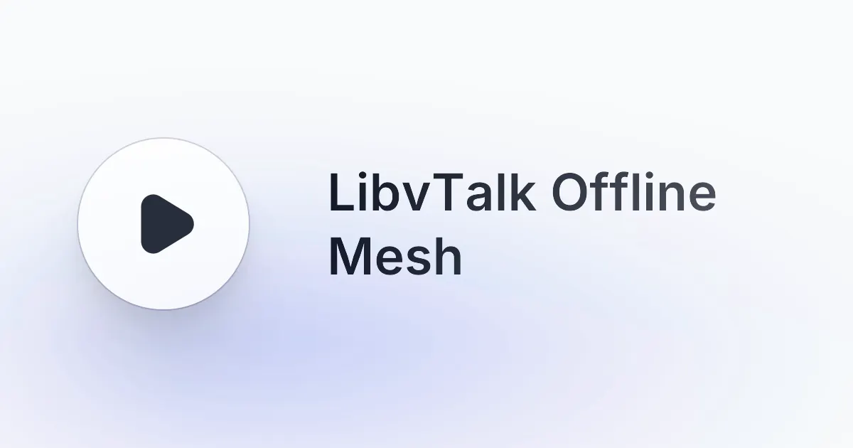 LibvTalk gallery image