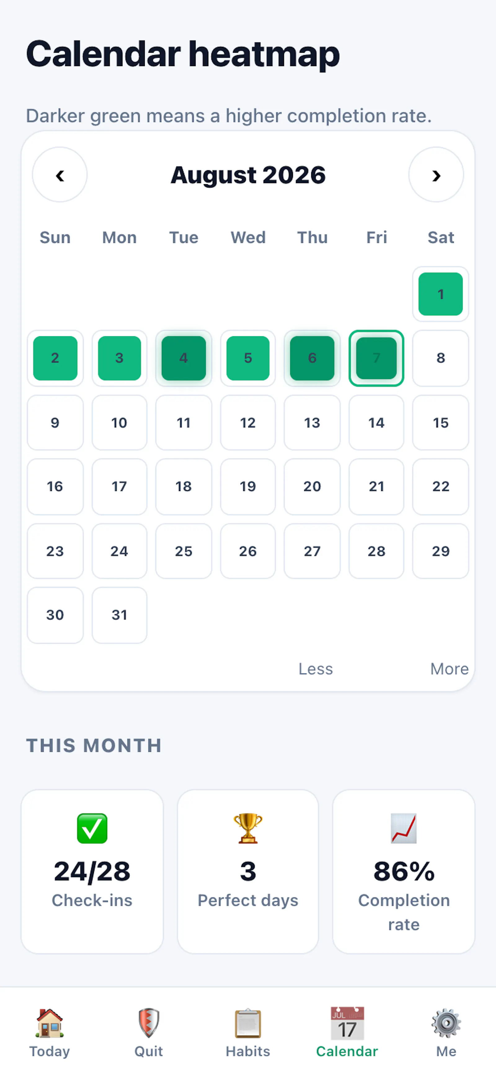 Good Habit: Daily Check-in screenshot 3