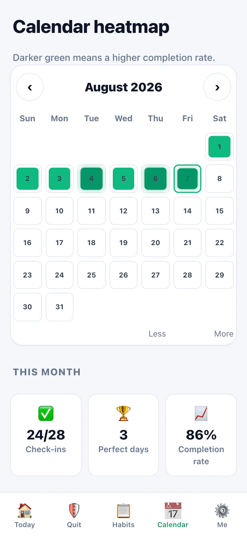 Good Habit: Daily Check-in screenshot 3