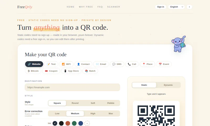 FreeQrly screenshot 6