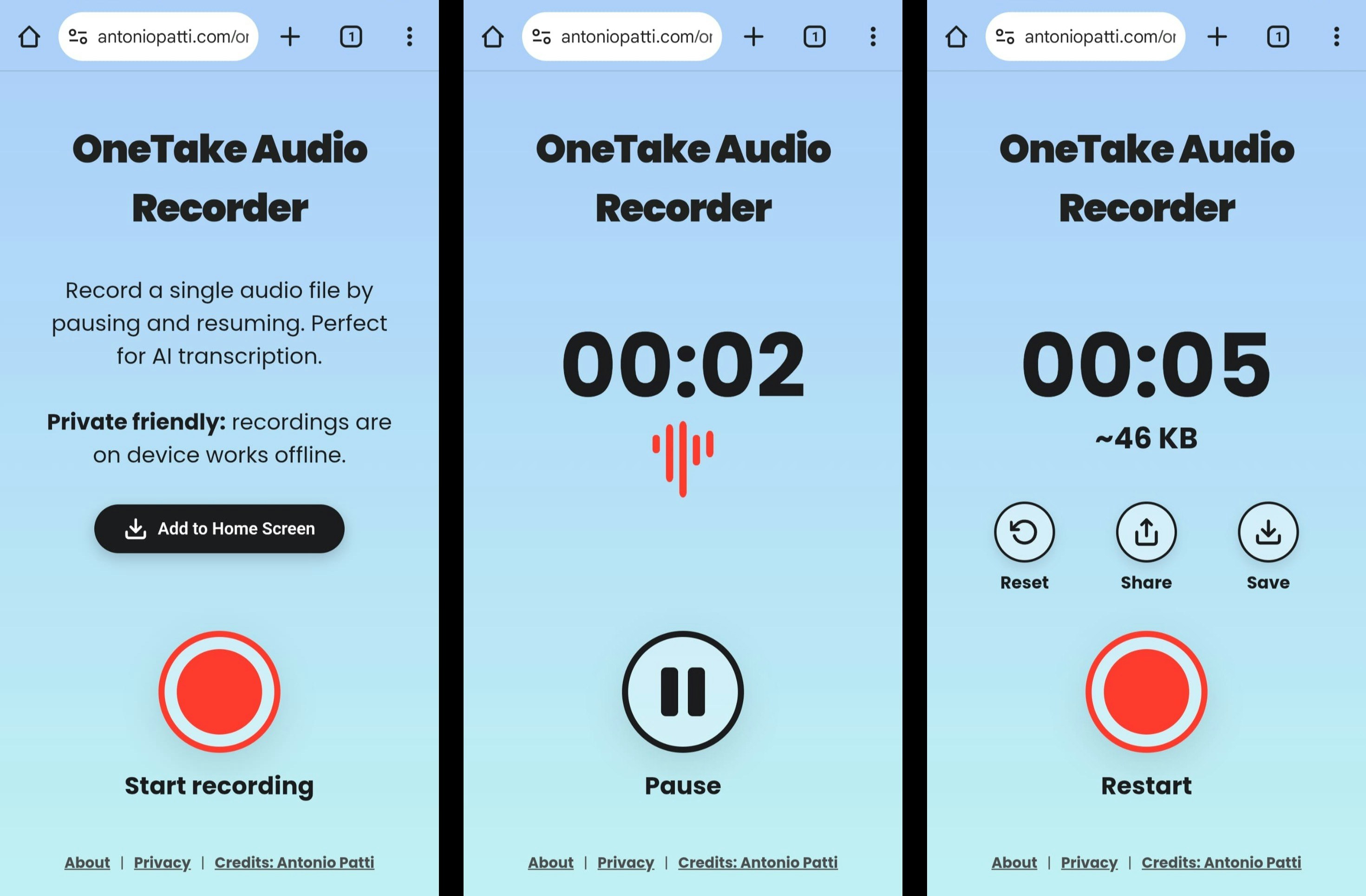 OneTake Audio Recorder gallery image