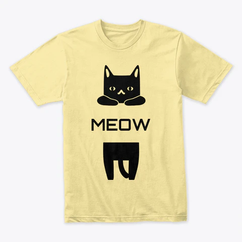 meaw cat T-shirt