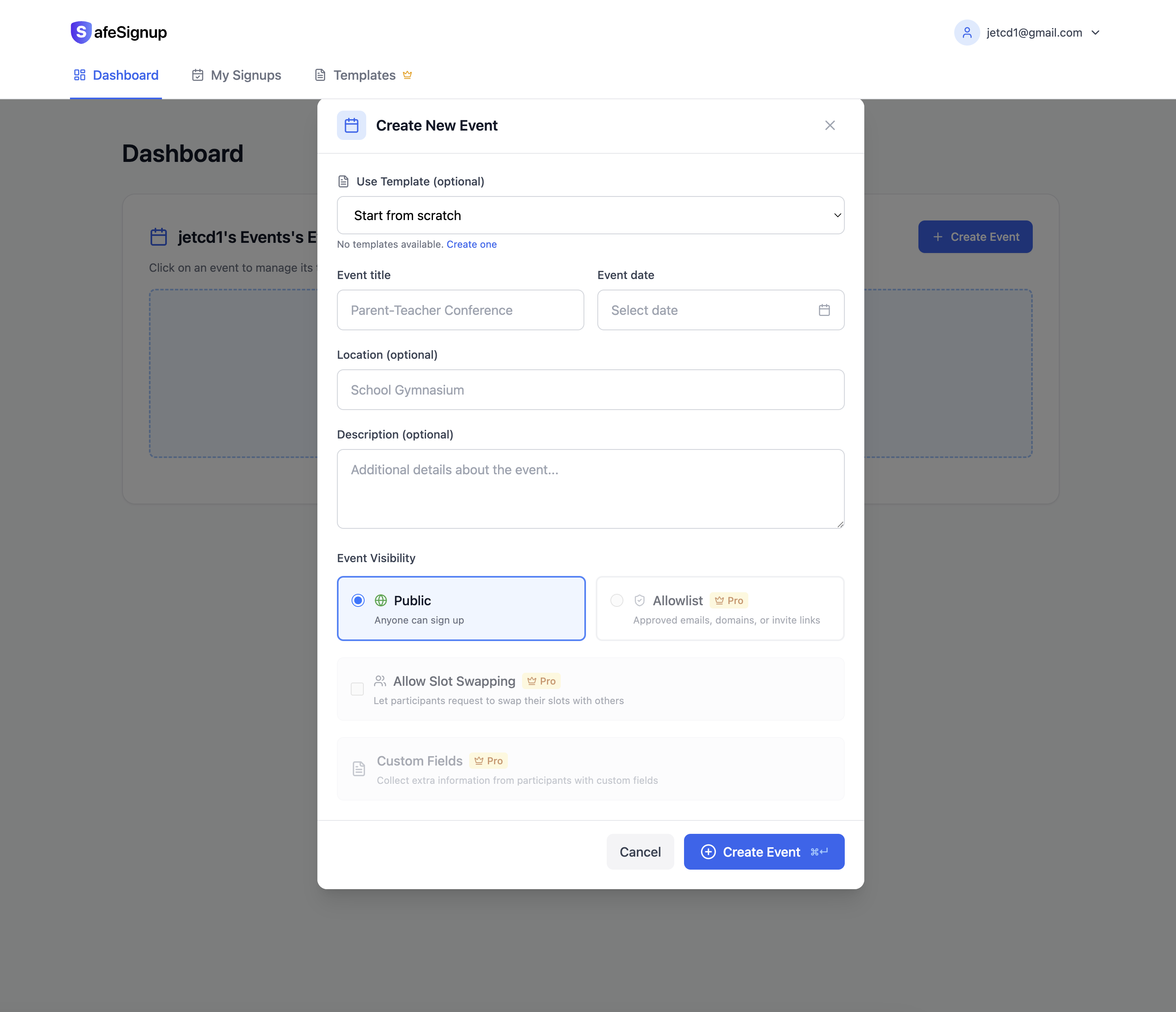 SafeSignUp gallery image