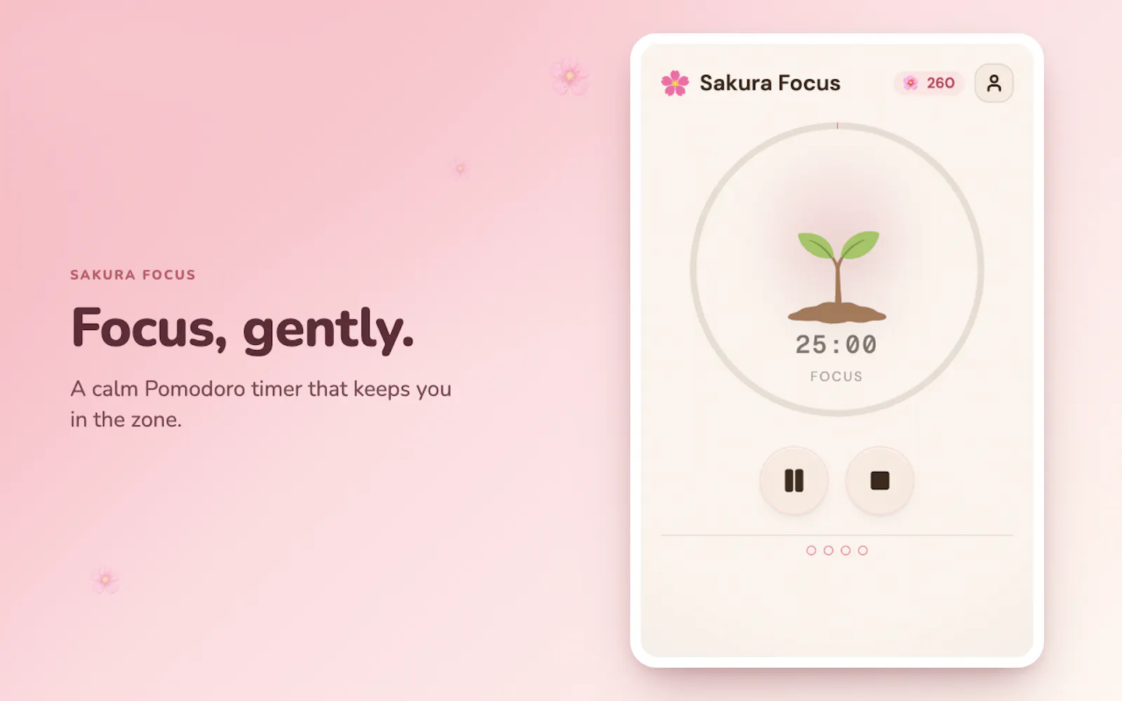 Sakura Focus screenshot 1
