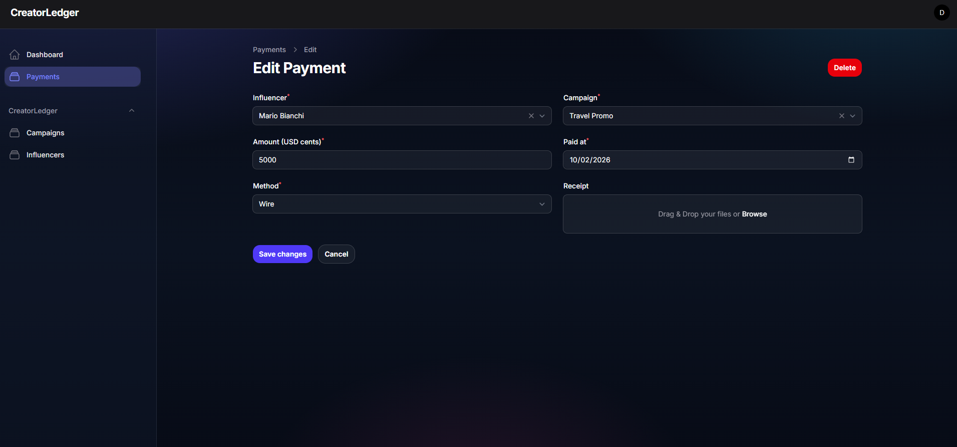 CreatorLedger gallery image