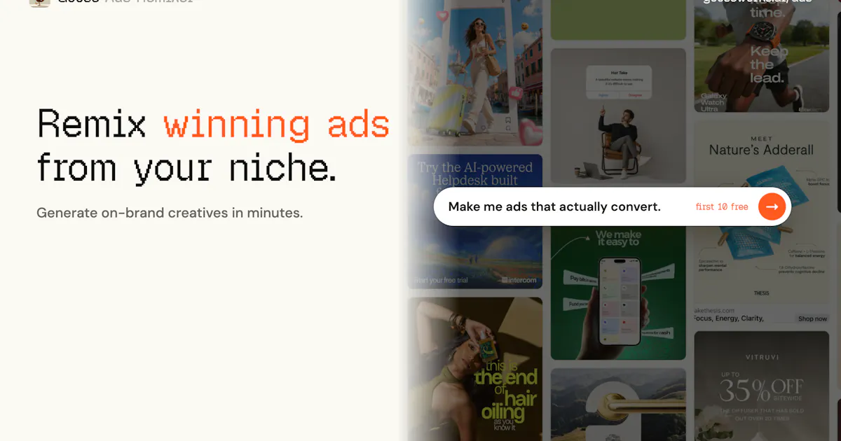 Goose Ads Remixer