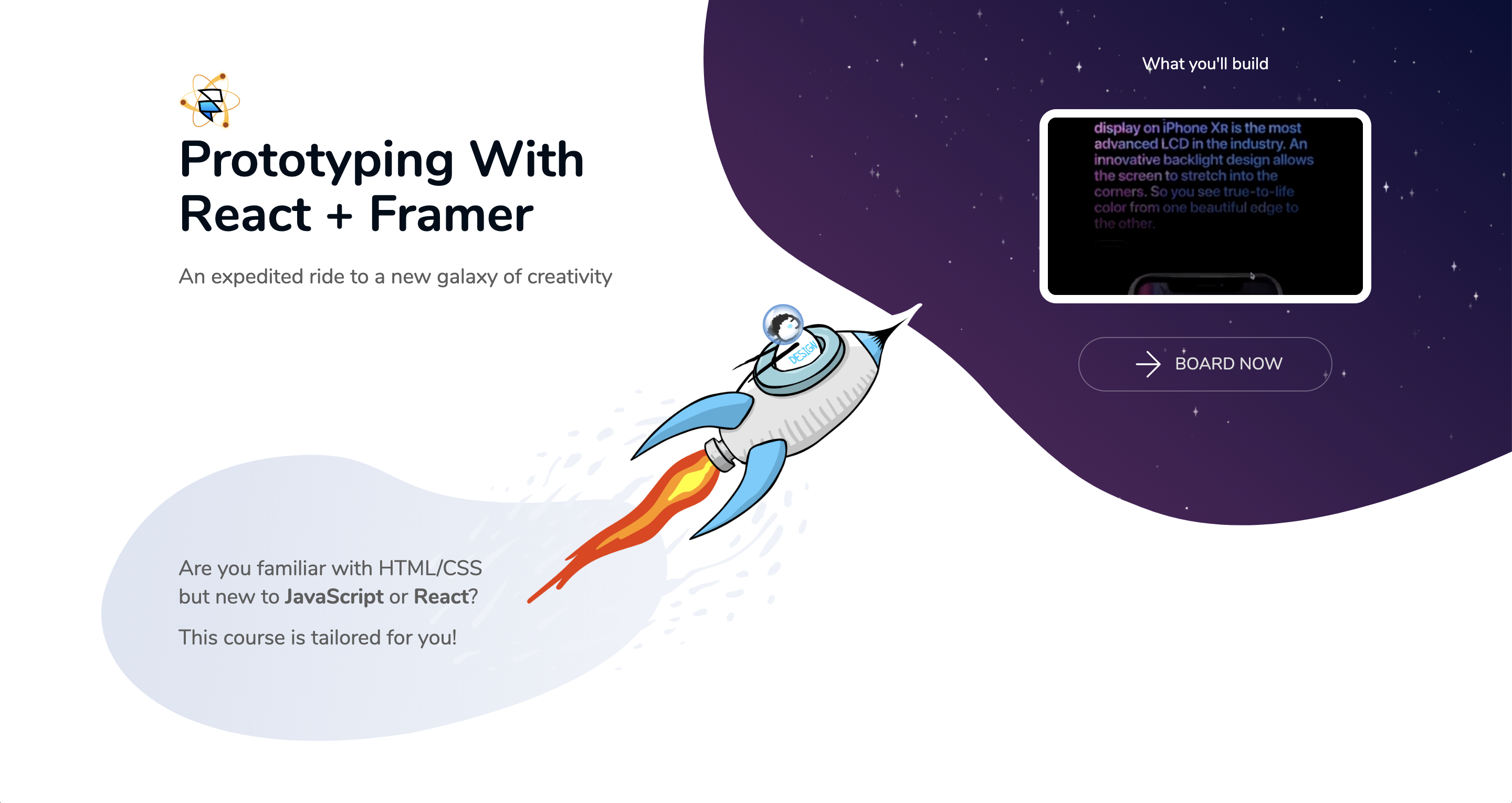 Prototyping with React + Framer gallery image