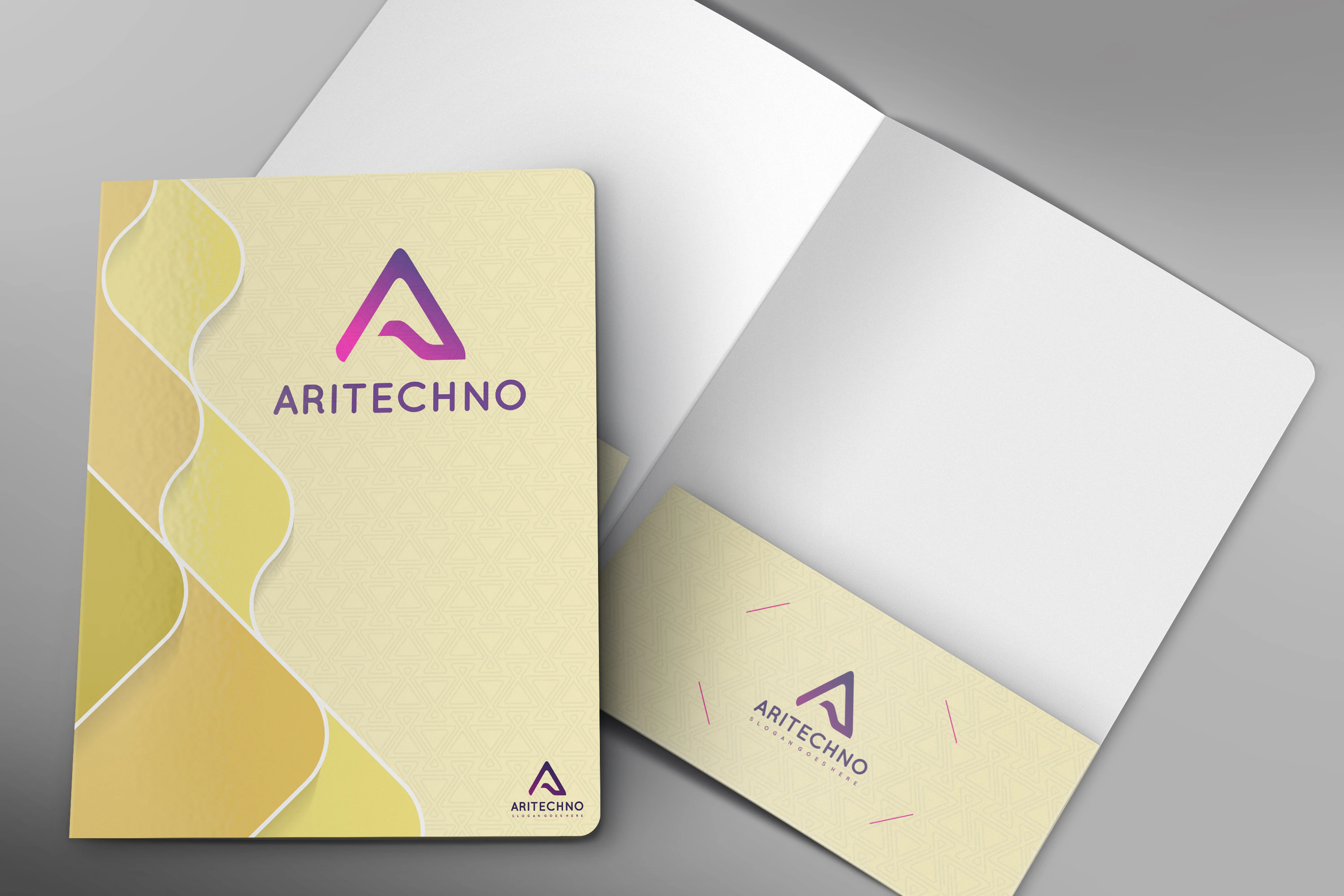 Company Business Presentation Folder