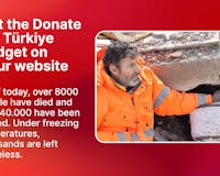 Donate for Türkiye Widget media 2