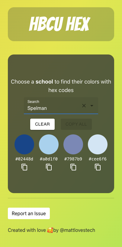 HBCU HEX gallery image