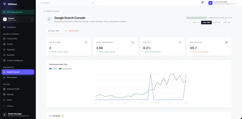 SEOBeast screenshot 2