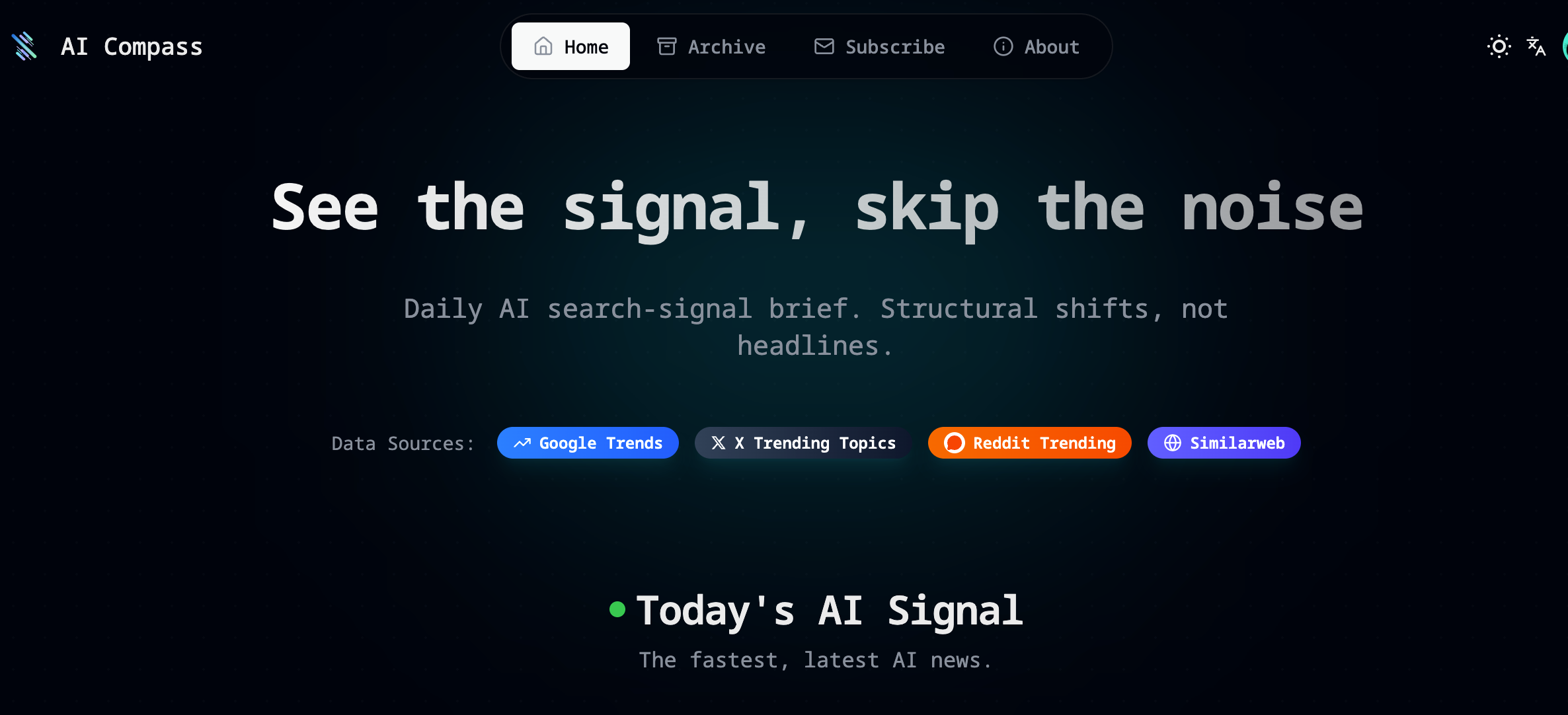 AI Compass gallery image