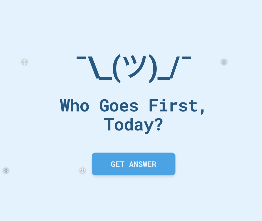 Who Goes First? gallery image